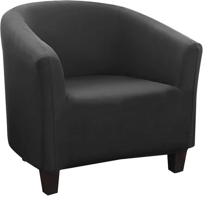 Stretch Club Chair Slipcover Spandex Barrel Chair Covers Printed Tub Living Room Armchair Covers Furniture Protector Sofa Cover