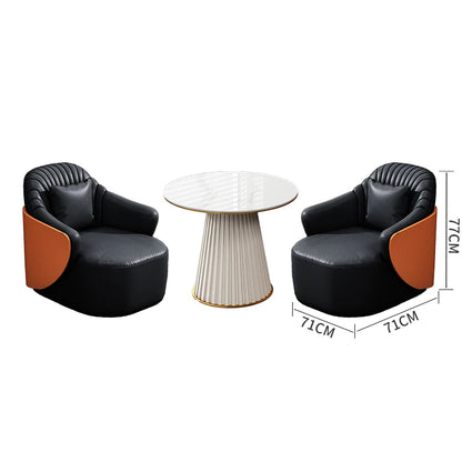 LMM negotiates business office sofa table and chair combination for business reception