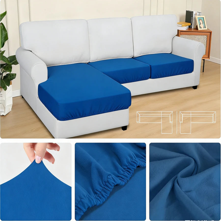 All Season Plain Color Sofa Cover High Elastic Stretch Furniture Protector Universal for Living Room Study Hotel
