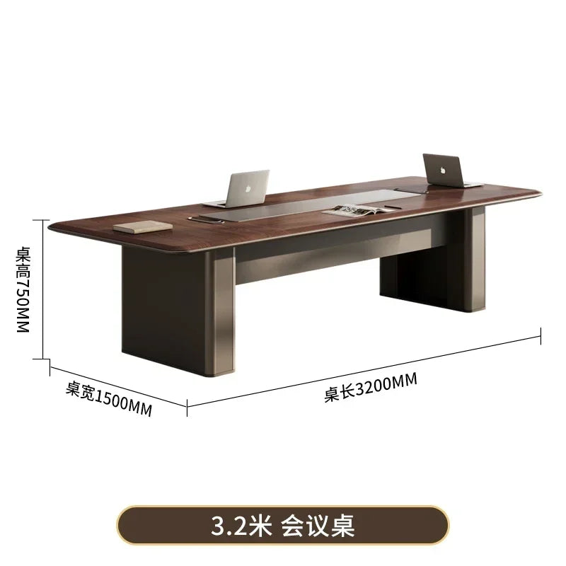 Filing Cabinet Luxury Large Computer Tables Modern Minimalist Executive Manager President Table Office Combination Furniture