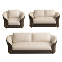 z Italian Design Luxury Leather Furniture Villa Home Customization Modern Living Room Large Modular Combination Sofa