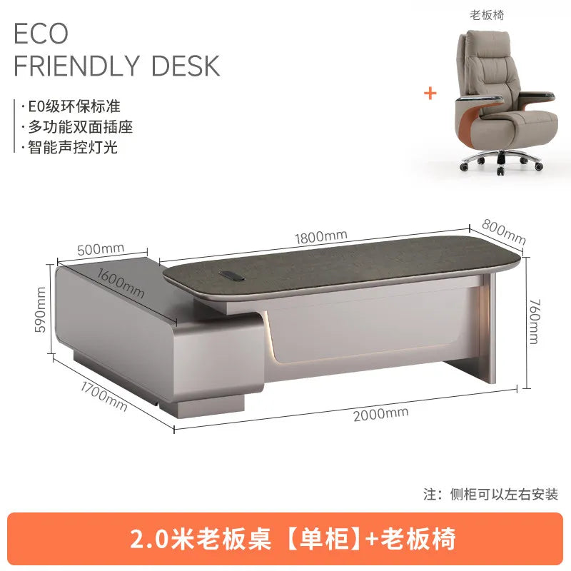 Minimalist Crafts Office Desk Storage Luxury Executive Organizers Office Desk Computer European Meuble Bureau Home Furniture