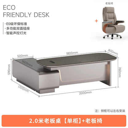Minimalist Crafts Office Desk Storage Luxury Executive Organizers Office Desk Computer European Meuble Bureau Home Furniture
