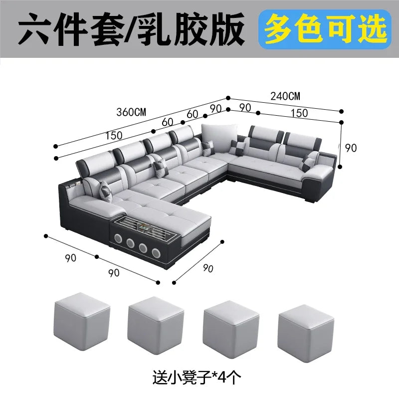 Seater Modern Sofa Ajustable Luxury Sectional Multifunctional Reclining Sofa Cushion Lazy Meubles De Maison Salon Furnitures