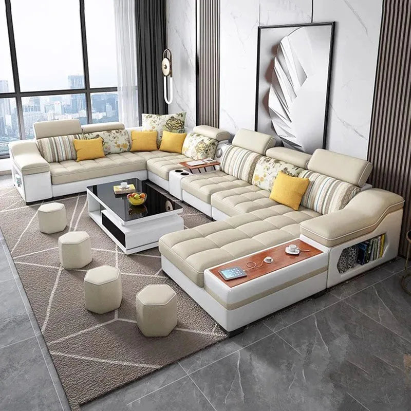 +··Creative Minimalist Living Room Sofas Lazy Nordic Leather Sofas Designer Living Room Sofas Lounge Koltuk Takımı Home Furnitur