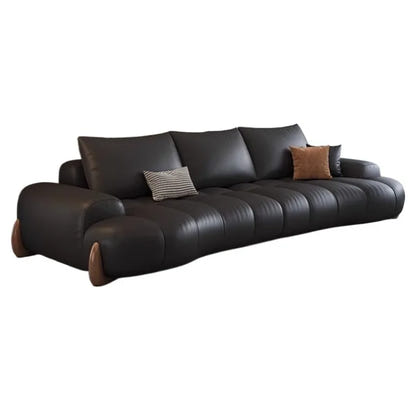 Elegant Luxury Living Room Sofas Modern Leather Cinema Relax Sofa Comfortable Minimalist Articulos Para El Hogar Home Furniture