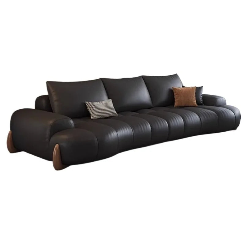 Elegant Luxury Living Room Sofas Modern Leather Cinema Relax Sofa Comfortable Minimalist Articulos Para El Hogar Home Furniture