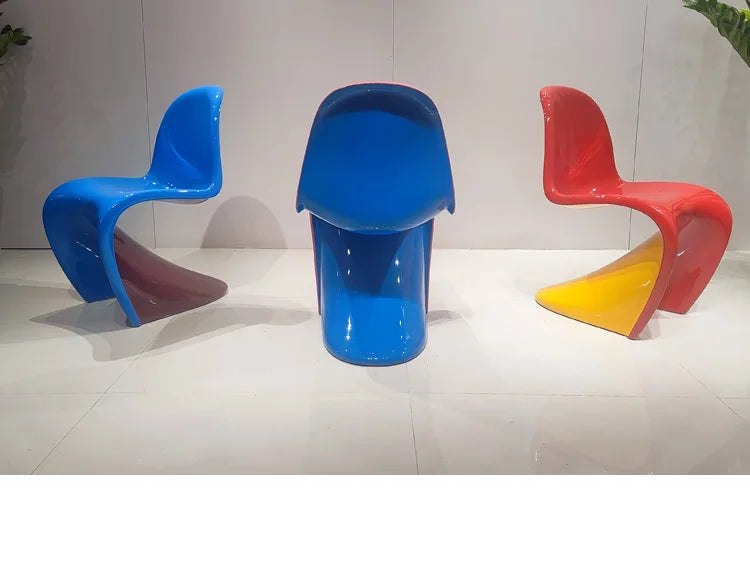 Minimalist personality art Internet celebrity color dining chair negotiation chair
