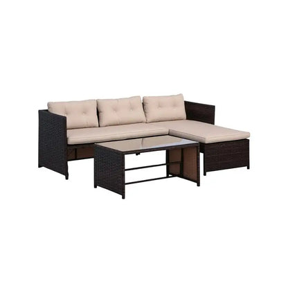 Outdoor Patio Furniture Seating Set - Comfortable and Stylish for Garden, Deck, or Balcony
