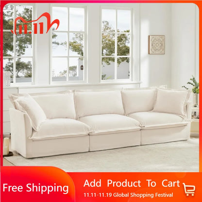 Chenille Power Sofa with Sleeper - Comfortable and Versatile Sofa Bed for Living Room, Ideal for Guests and Relaxation, Stylish