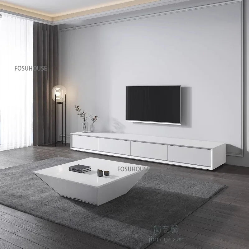 Italian Light Luxury Tea Table Modern Creative Personality Coffee Table Living Room Furniture Small Apartment Living Room Table