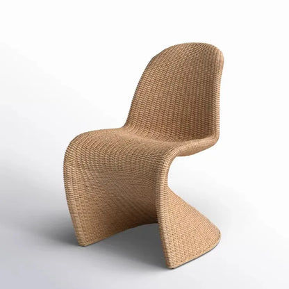 Outdoor Outdoor Terrace Villa High-grade Dining Chair Creative Rattan Chair Outdoor Rattan Chair