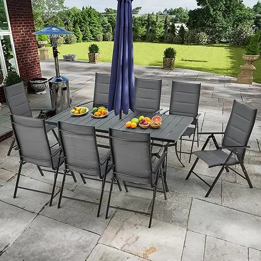 5/7/9-Piece All-Weather Rattan Patio Dining Set with 60