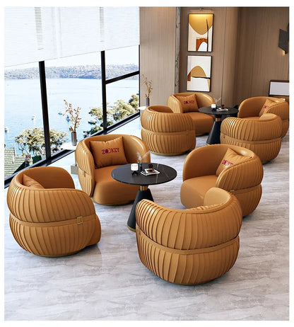 Simple Backrest Chairs for Conference Room Drawers Modern Wooden Luxury Nordic Salon Designer Lounge Back Office Furniture