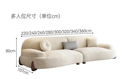 Floor Grande Living Room Sofas Wood Legs Relax Reception Recliner Sofa Minimalista Japanese Divani Soggiorno Furniture Modern