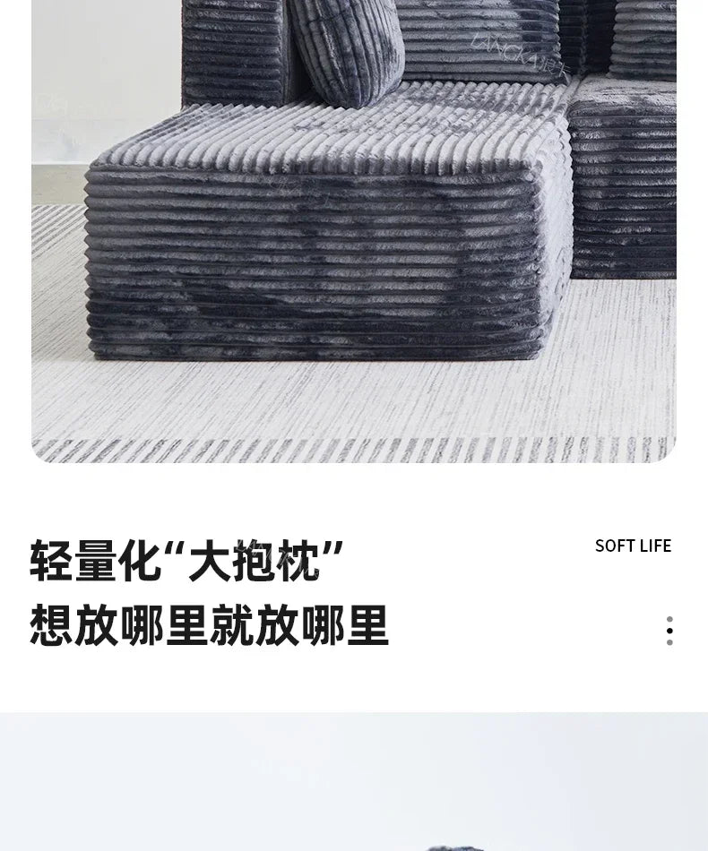 AR Home Furniture Living Room Fabric Compressed Sofa Lounge Daybed L Shape Bedroom Sofa Bed Couch Recliner Divano Da Soggiorno