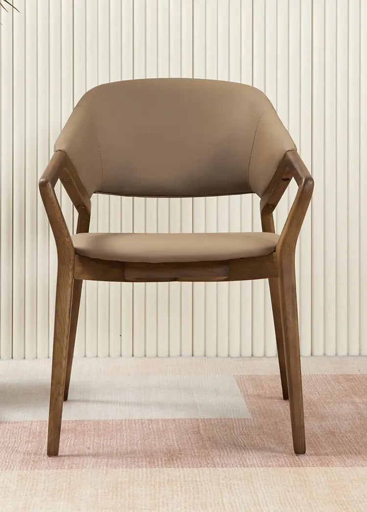 Nordic Simple Chair Solid Wood Italian Lounge Clear Aesthetics Modern Chairs Designer Entrance Minimalist Muebles Furniture