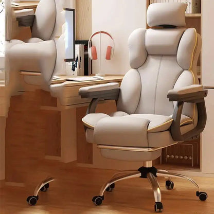 Recliner Computer Chair Ergonomic Work High Back Office Lazy Comfortable Accent Chair Kneeling Cadeira De Escritorio Furniture