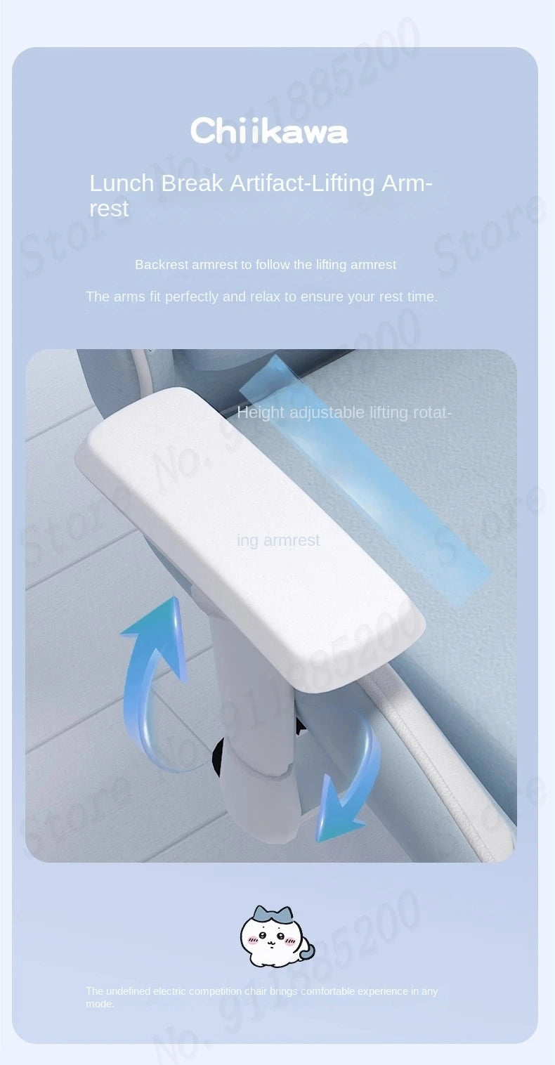 Pink Cute Gaming Chair Ergonomic Internet Celebrity Live Broadcast Computer Chair Home Office Lifting Rotating Reclining Seat