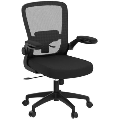 Office Chair,Ergonomic Desk Chair Breathable Mesh Chairs w/Adjustable High Back Lumbar Support Flip-up Armrests,for Home Office