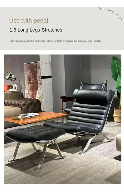 MOMO Sofa Chair Minimalist Light Luxury Senior Sense Of Living Room Antique Style Designer Sofa Chair Lazy Leisure Lounge Chair