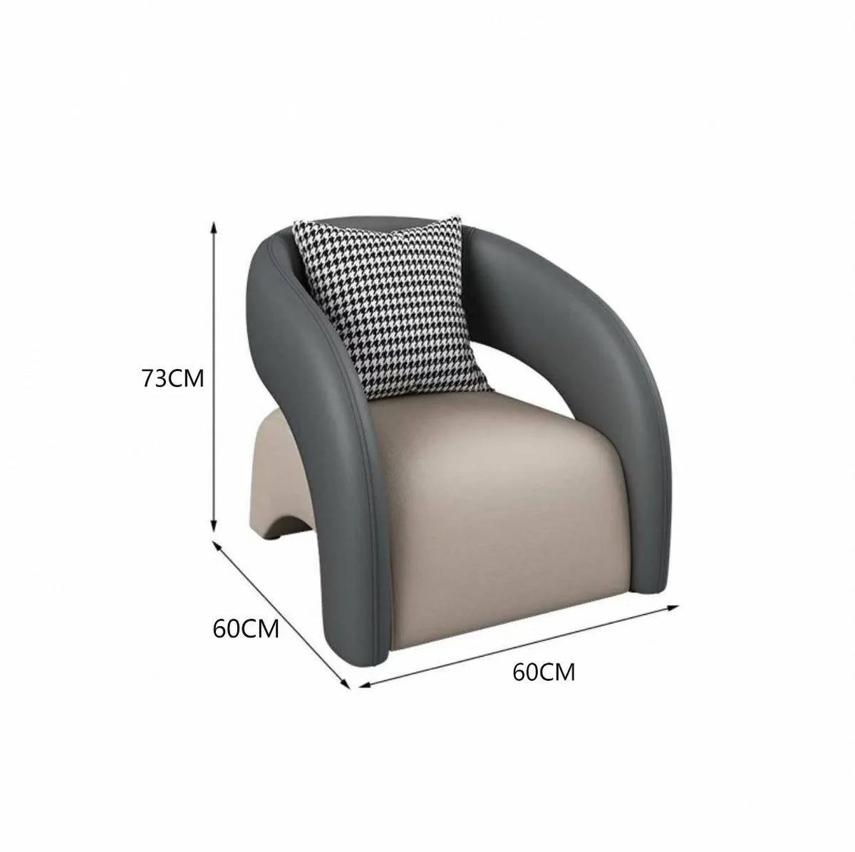 Living Room Chairs Modern Upholstered Armchair Accent Lounge Chair Comfortable Home Furniture Hotel Lobby Reception Salon