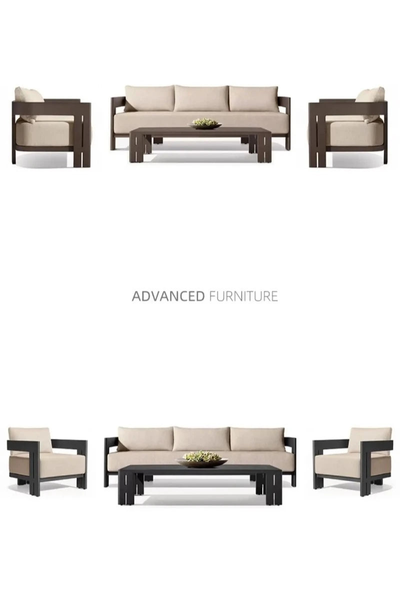Courtyard Sofa, Outdoor Relaxation, Outdoor Lounge Chair, Villa Garden Table, High-end Furniture Set, Garden Furniture