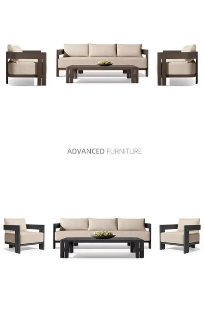 Courtyard Sofa, Outdoor Relaxation, Outdoor Lounge Chair, Villa Garden Table, High-end Furniture Set, Garden Furniture
