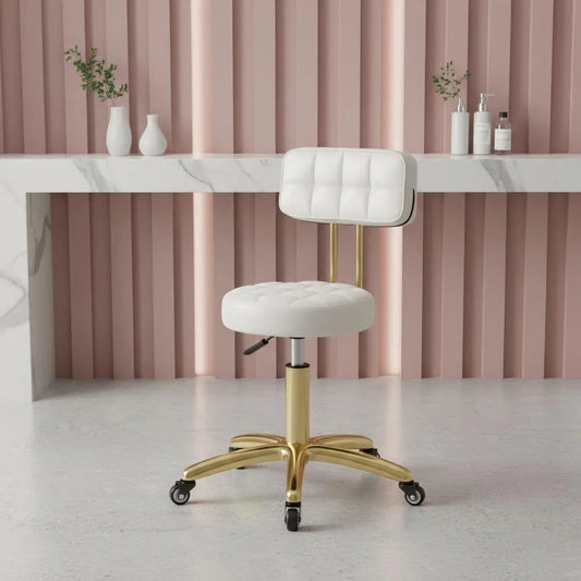 Salon Hairdressing Barber Chair Barbershop Stool Vintage Furniture Beauty Stools Professional Rotating Rolling Work Chairs
