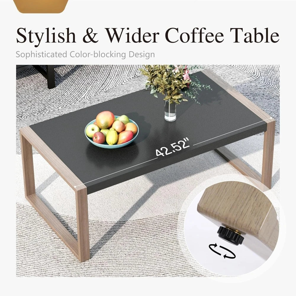 Modern Patio Furniture Set Outdoor Conversation Set 6pcs Heavy Duty with Soft Cotton-Filled Textilene Fabric fo