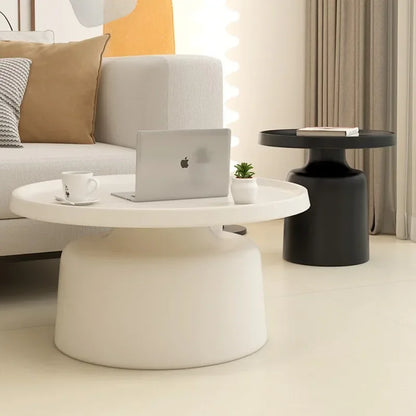 Circular Coffee Tables Nordic Living Room Center Table Modern Side Tea Table Portable Simple Bedroom Nightstand Home Furniture