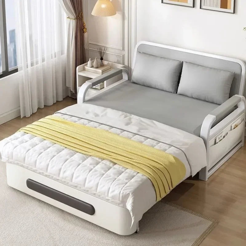 Sofa bed integrated dual-purpose small apartment Internet celebrity balcony multi-function retractable bed New technology