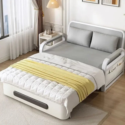 Sofa bed integrated dual-purpose small apartment Internet celebrity balcony multi-function retractable bed New technology