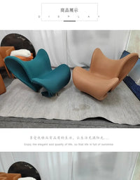 Nordic Creative FRP Special-shaped Love Shaping Leisure Chair Bow Chair Lazy Reclining Chair