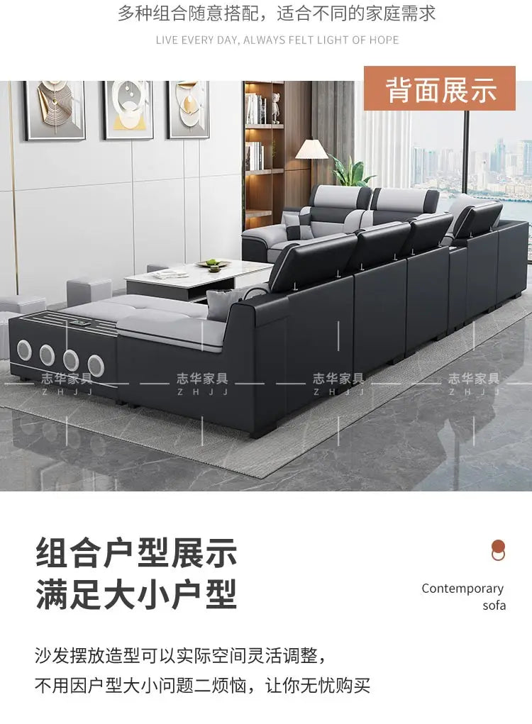 Seater Modern Sofa Ajustable Luxury Sectional Multifunctional Reclining Sofa Cushion Lazy Meubles De Maison Salon Furnitures