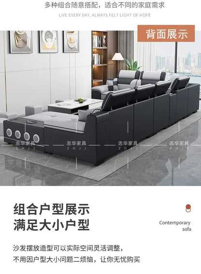 Seater Modern Sofa Ajustable Luxury Sectional Multifunctional Reclining Sofa Cushion Lazy Meubles De Maison Salon Furnitures