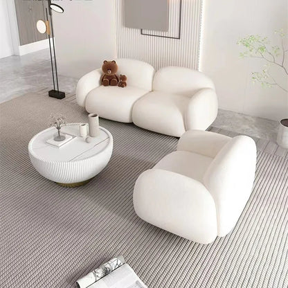 【Fabrication sur mesure】Canapé en tissu moderne et simple pour petit appartement, vente directe d'usine