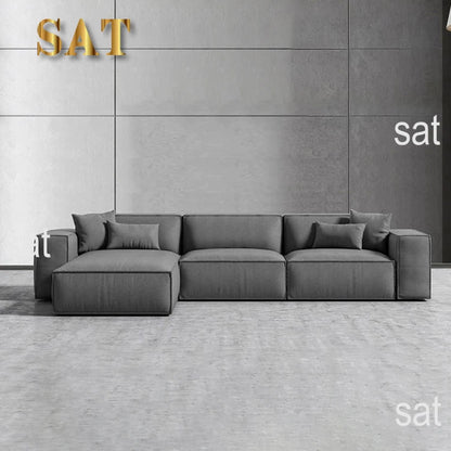 Hot Sales Modern L Shape 3 Seater Fabric Padded Seat Fabric Sofa Bed Sofa Sleeper Bed
