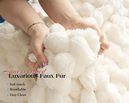 53 Inch Chaise Lounge Indoor, Upholstered Sofa Bed with Throw Pillows and Armrests, Sleeper Bed- Plush Lounge Chair for Living R