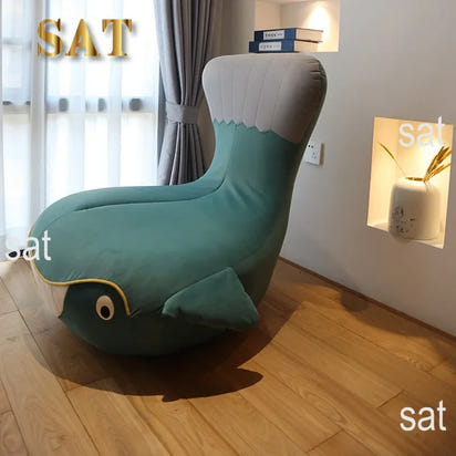 New Creative rotating single person Modern Cartoon Animal Design Living Room Lazy Sofa Chair A