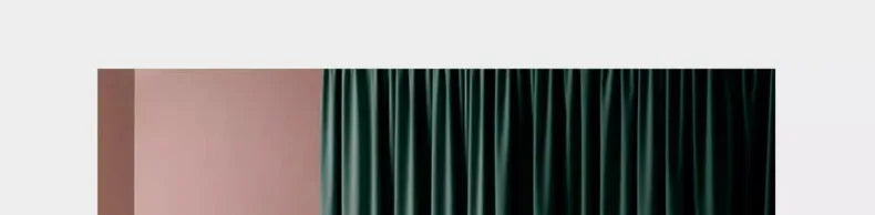 Luxury Nordic Minimalist Blackout Velvet Curtains for Bedroom Living Room Orange Home Decor Custom Tulle and Valance