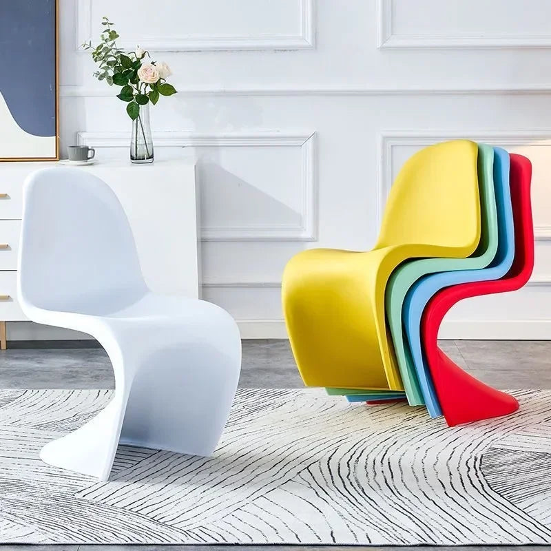Sleek Ghost Chair with Clear Acrylic Backrest for Modern Living Room Decor Contemporary Living Room Relaxing Dining Chair