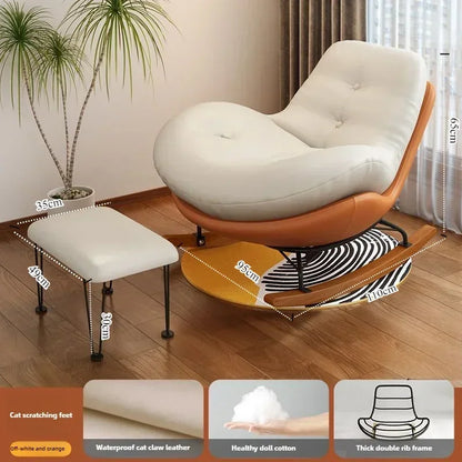 Sofa Penguin Rocking Chair Adult Lounge Chair Adult Living Room Snail Balcony Home Indoor Leisure Rocking Chair Recliner
