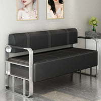 Gold Modern Luxury Wrought Iron Waiting Chair Hair Salon Barber Shop Dining Room Furniture