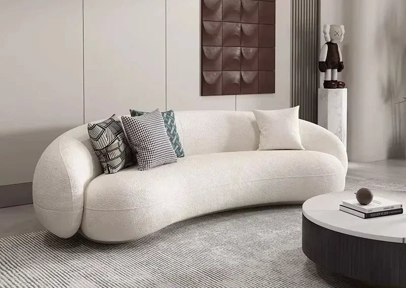 Minimalist Nordic Living Room Sofas Leather Recliner Designer Modern Sofas Luxury Lounge Balcony Cheap Divano Home Furniture