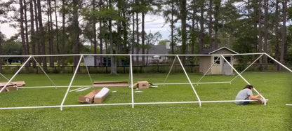 20x20FT Heavy Duty Outdoor Party Tent, 6 Sidewalls & Built-in Sandbags,Waterproof Windproof Canopy Wedding, Camping & Patio