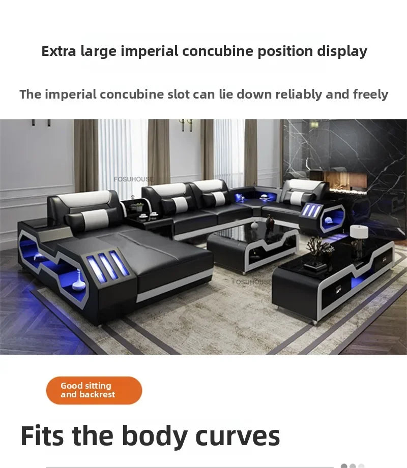 Nordic Simple Living Room Sofas Luxury KTV Audio-visual Room with Light Sofa Designer Living Room Furniture Home Music Sofa Bed