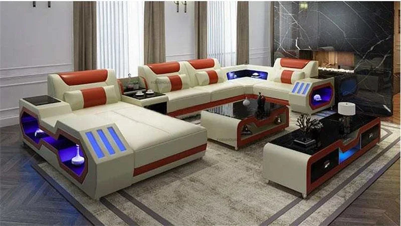 Nordic Simple Living Room Sofas Luxury KTV Audio-visual Room with Light Sofa Designer Living Room Furniture Home Music Sofa Bed