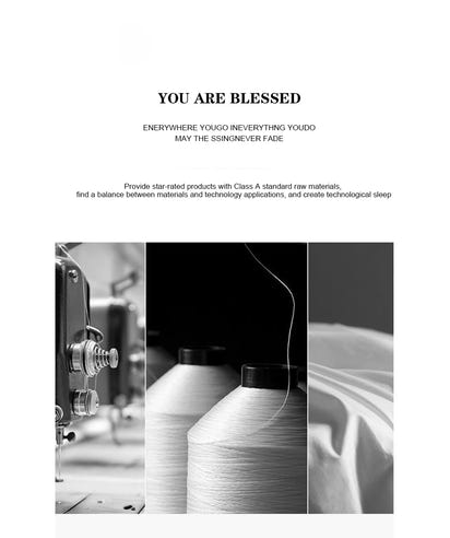 Sondeson Luxury White 100% Goose Down Pillow Down-proof Queen King 100% Cotton Bedding 3D Style