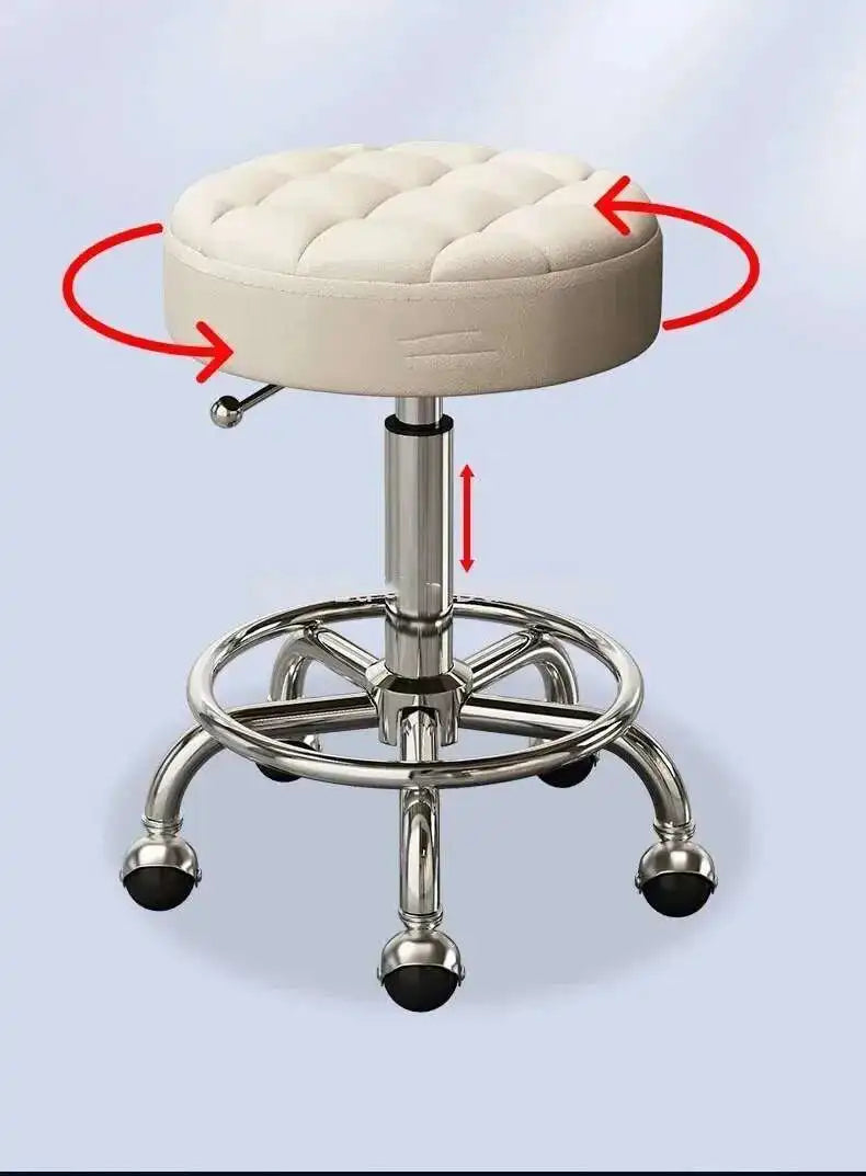 Hairdresser Furniture Barber Shop Chair Hair Chairs Salon Folding Stool Tabouret Roulette Aesthetics Beauty Ergonomic Chair